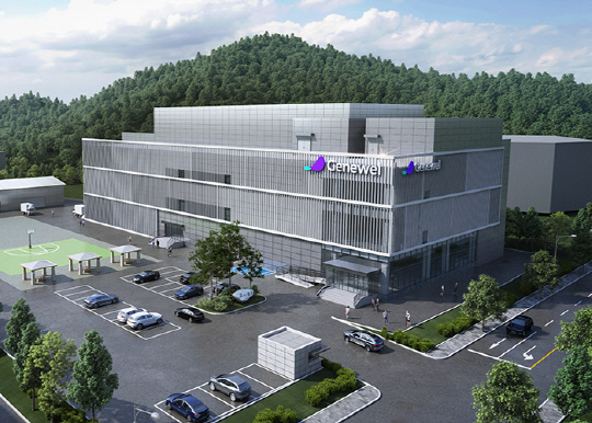 2026년 완공 예정인 제네웰의 원주 신공장 조감도. 제네웰 제공
